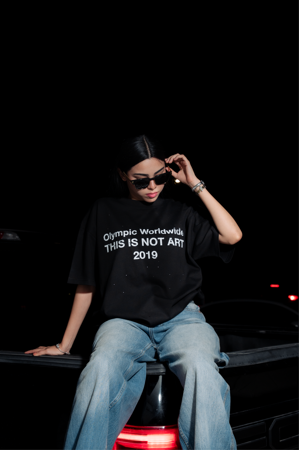 “BLACK CRYSTALS” TEE