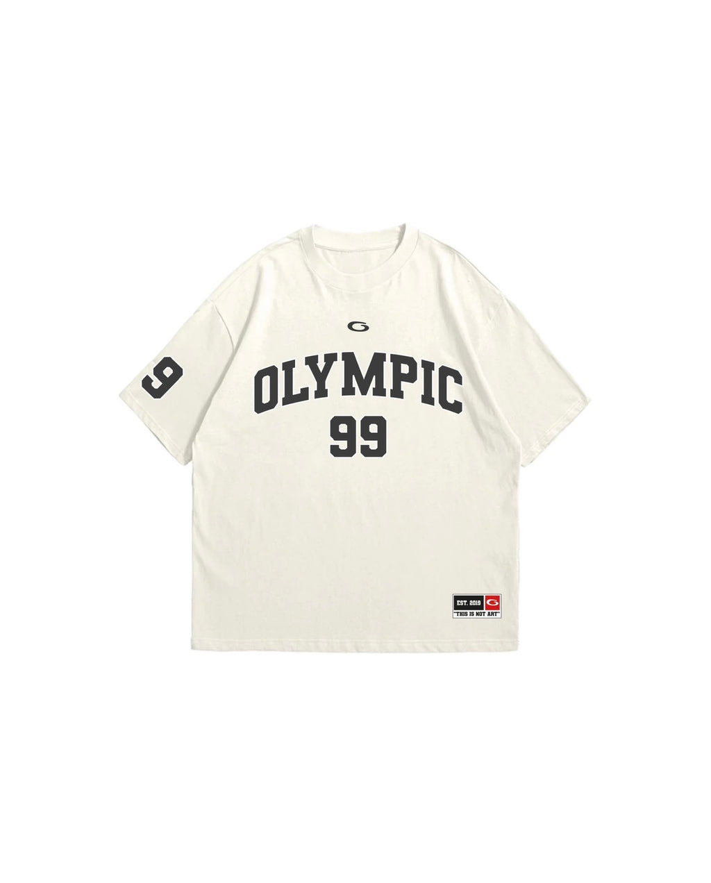 “99” TEE BEIGE