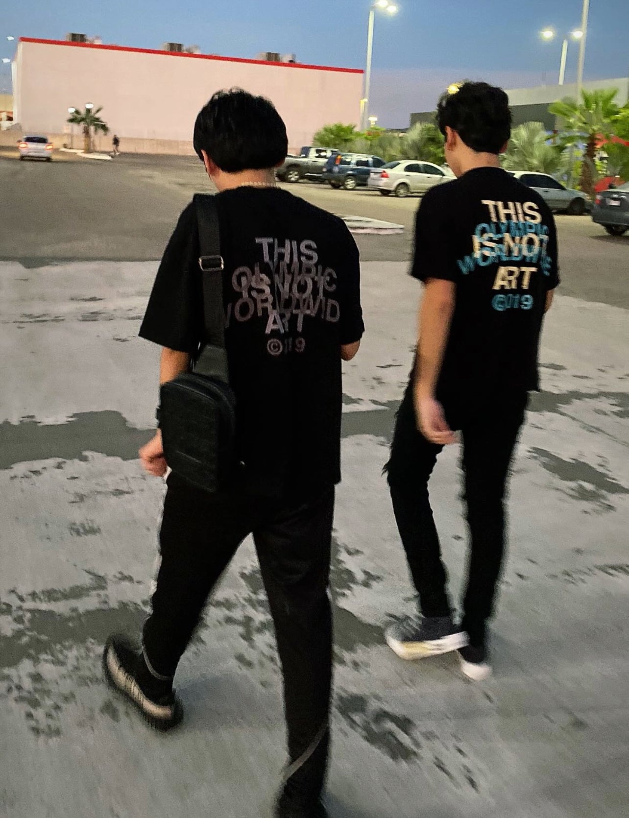 "THIS IS NOT ART" ALL BLACK