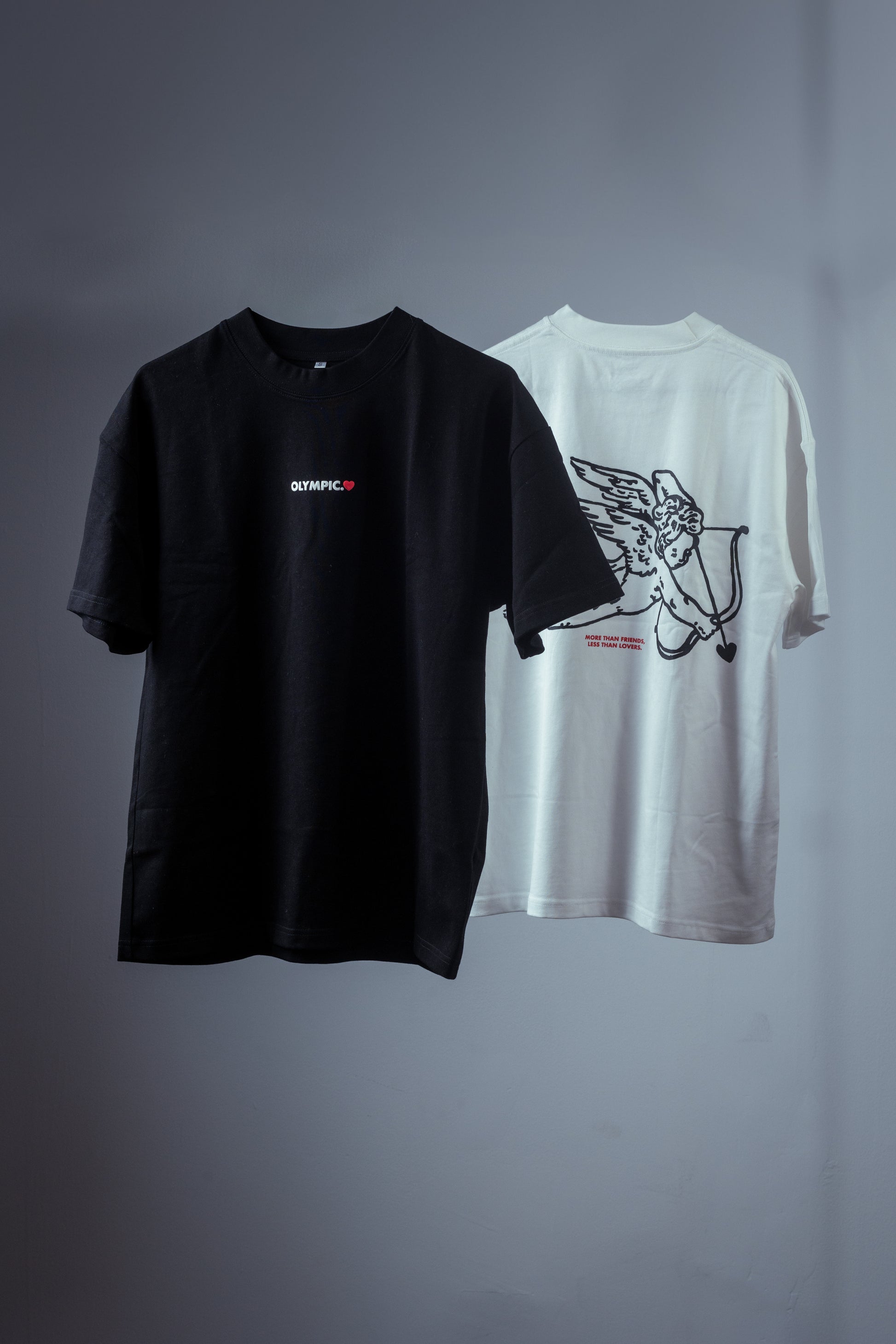 "MORE THAN FRIENDS LESS THAN LOVERS" TEE