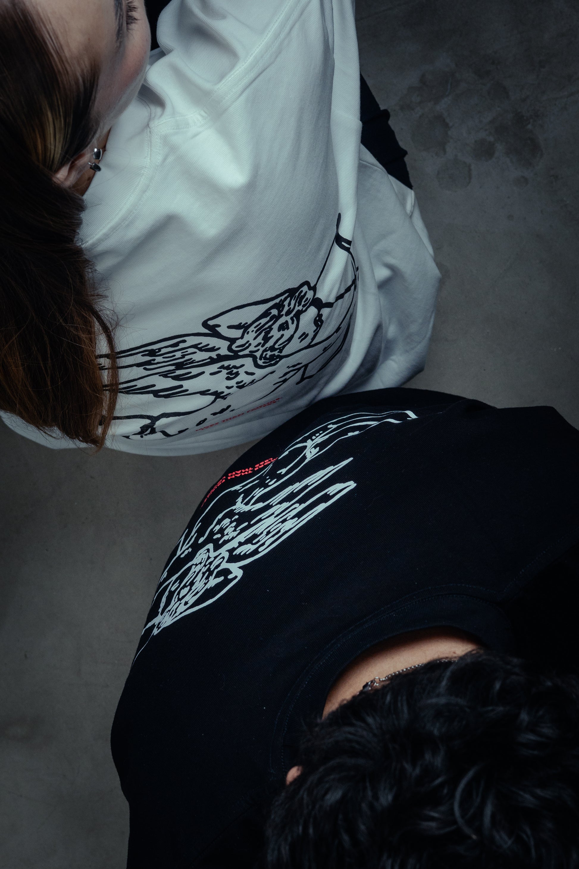 "MORE THAN FRIENDS LESS THAN LOVERS" TEE