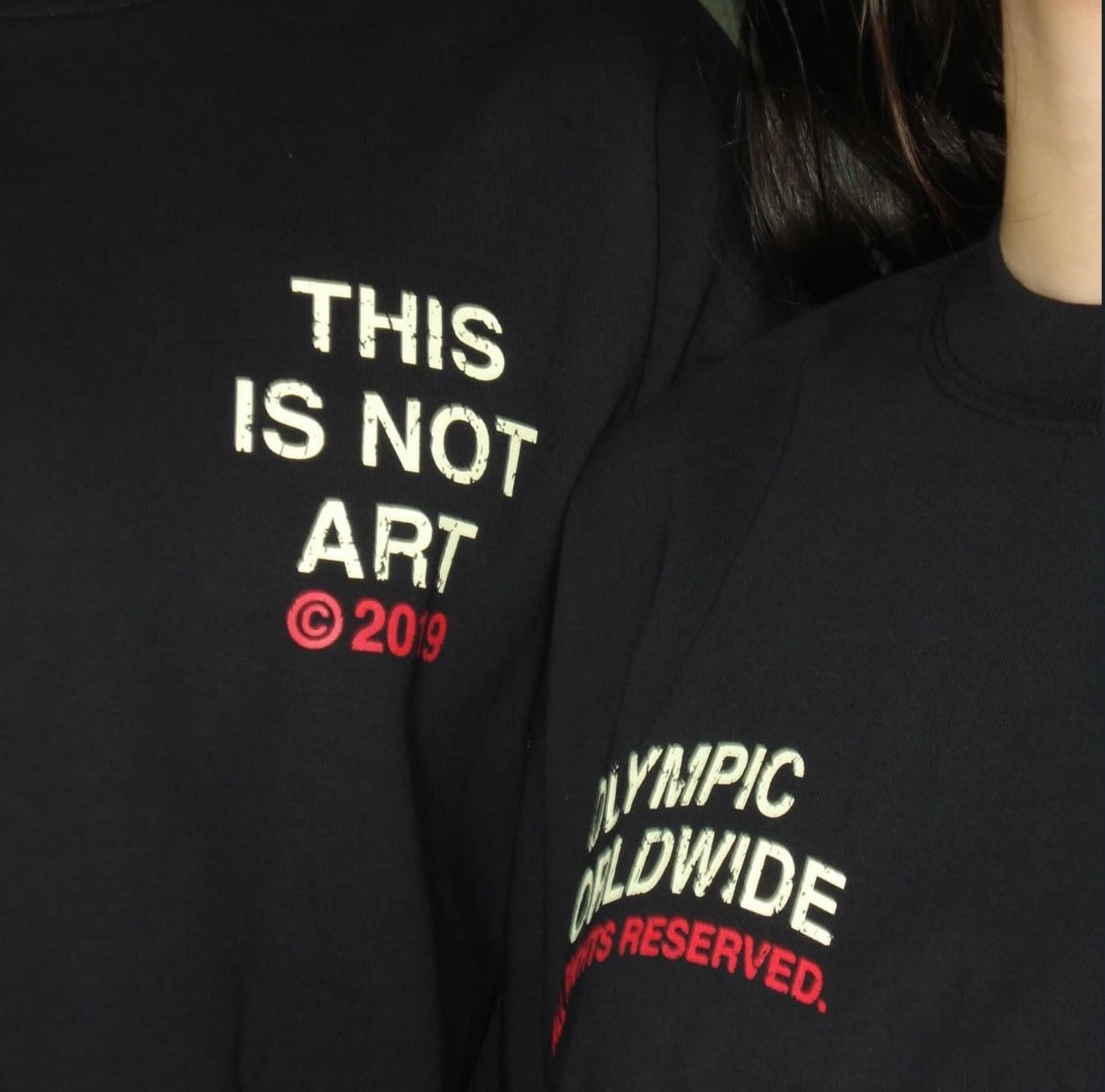 “THIS IS NOT ART LOVERS” TEE