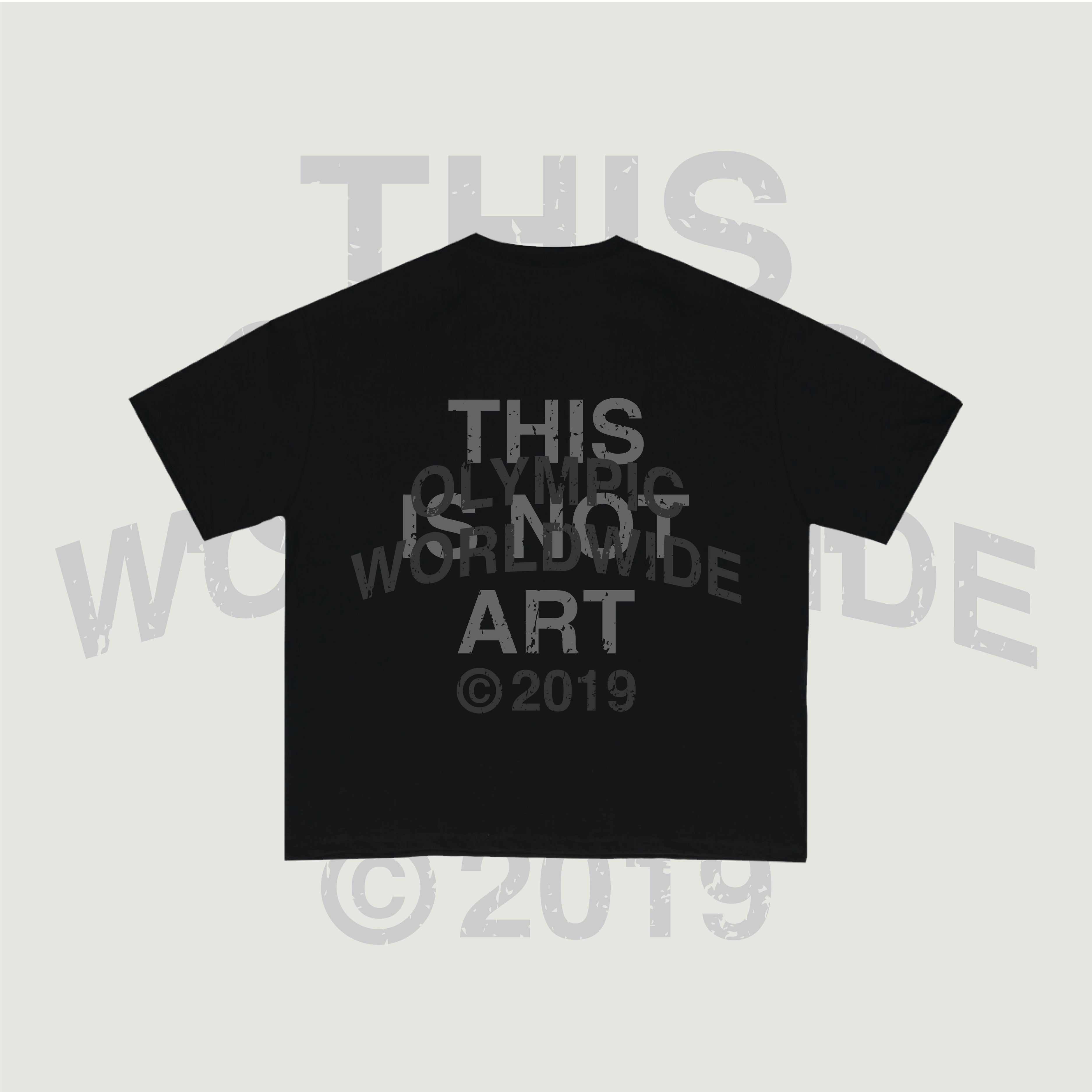"THIS IS NOT ART" ALL BLACK